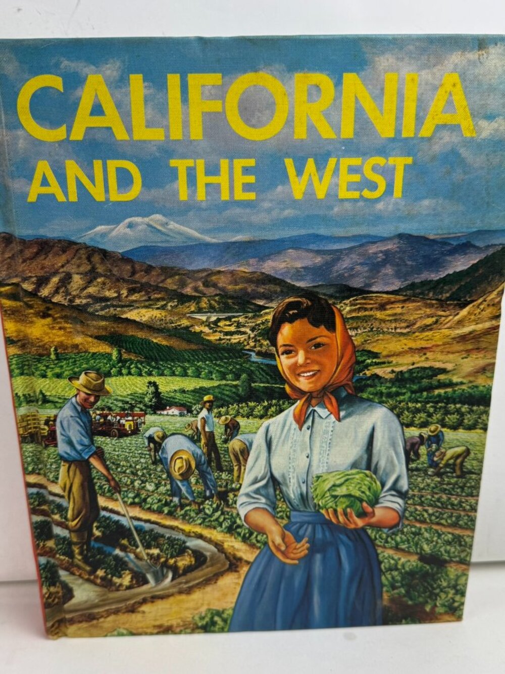 California and the West Vintage Hardcover Textbook John W Reith Illustrated